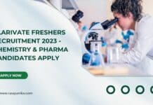 Clarivate Freshers Recruitment 2023 - Chemistry & Pharma Candidates Apply