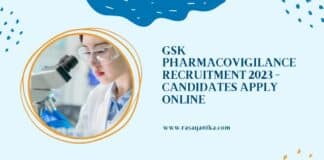 GSK Pharmacovigilance Recruitment 2023 - Candidates Apply Online