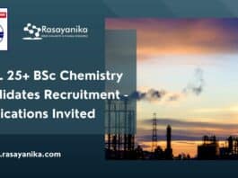 HPCL 25+ BSc Chemistry Candidates Recruitment - Applications Invited