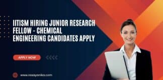 IITISM Hiring Junior Research Fellow - Chemical Engineering Candidates Apply