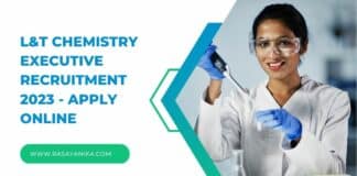 L&T Chemistry Executive Recruitment 2023 - Apply Online