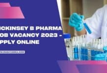 McKinsey B Pharma Job Vacancy 2023 - Apply Online