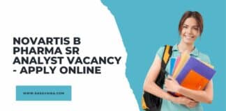 Novartis B Pharma Sr Analyst Vacancy - Apply Online