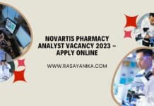 Novartis Pharmacy Analyst Vacancy 2023 - Apply Online