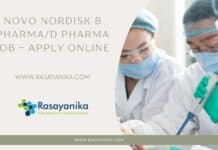 Novo Nordisk B Pharma/D Pharma Job - Apply Online