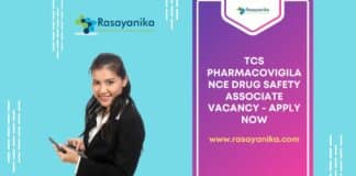 TCS Pharmacovigilance Drug Safety Associate Vacancy - Apply Now