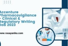 Accenture Pharmacovigilance - Clinical & Regulatory Writing Job 2023