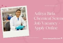 Aditya Birla Chemical Science Job Vacancy - Apply Online