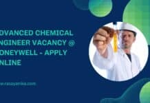 Advanced Chemical Engineer Vacancy @ Honeywell - Apply Online