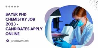 Bayer PhD Chemistry Job 2023 - Candidates Apply Online