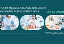 Cipla Hiring MSc Organic Chemistry Candidates For Scientist Post