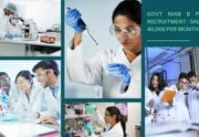 Govt NIAB B Pharma Recruitment - Salary Rs 40,000 per month