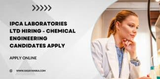 Ipca Laboratories Ltd Hiring - Chemical Engineering Candidates Apply