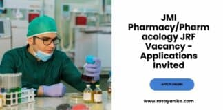 JMI Pharmacy/Pharmacology JRF Vacancy - Applications Invited