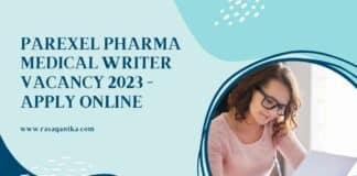 PAREXEL Pharma Medical Writer Vacancy 2023 - Apply Online