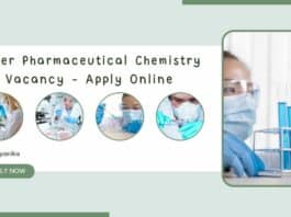 Pfizer Pharmaceutical Chemistry Job Vacancy - Apply Online