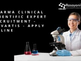 Pharma Clinical Scientific Expert Recruitment - Novartis - Apply Online