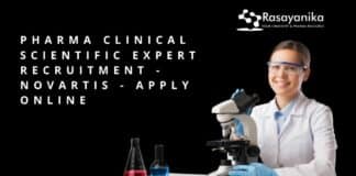 Pharma Clinical Scientific Expert Recruitment - Novartis - Apply Online