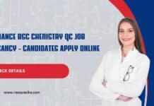 Reliance BSc Chemistry QC Job Vacancy - Candidates Apply Online