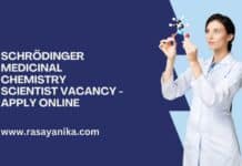 Schrödinger Medicinal Chemistry Scientist Vacancy - Apply Online (1)