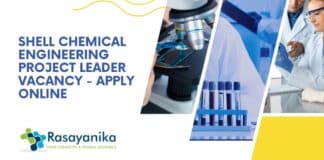 Shell Chemical Engineering Project Leader Vacancy - Apply Online