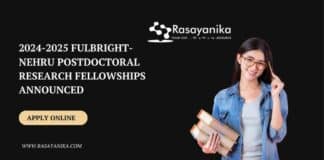 2024-2025 Fulbright-Nehru Postdoctoral Research Fellowships Announced