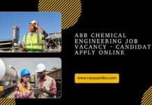 ABB Chemical Engineering Job Vacancy - Candidates Apply Online