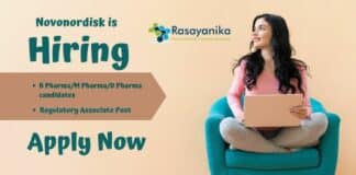 B Pharma/M Pharma/D Pharma Job Opening @ Novo Nordisk - Apply Online