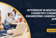 Internship in MOEF&CC - Chemistry/Chemical Engineering Candidates Apply