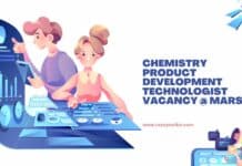 Chemistry Product Development Technologist Vacancy @ Mars