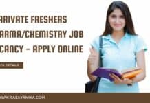 Clarivate Freshers Pharma/Chemistry Job Vacancy - Apply Online