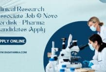 Clinical Research Associate Job @ Novo Nordisk - Pharma Candidates Apply