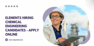 Elements Hiring Chemical Engineering Candidates - Apply Online