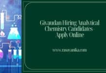 Givaudan Hiring Analytical Chemistry Candidates - Apply Online