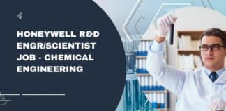 Honeywell R&D Engr/Scientist Job - Chemical Engineering