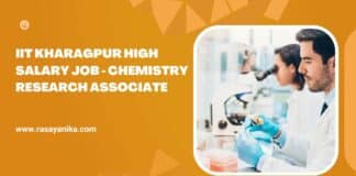 IIT Kharagpur High Salary Job - Chemistry Research Associate