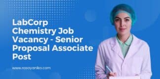 LabCorp Chemistry Job Vacancy - Senior Proposal Associate Post