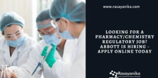 Looking for a Pharmacy/Chemistry Regulatory Job? Abbott is hiring - Apply online today