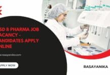 MSD B Pharma Job Vacancy - Candidates Apply Online