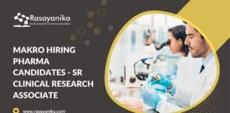 Makro Hiring Pharma Candidates - Sr Clinical Research Associate