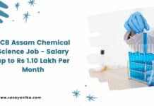 PCB Assam Chemical Science Job - Salary up to Rs 1.10 Lakh Per Month