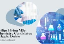 Philips Hiring MSc Chemistry Candidates - Apply Online