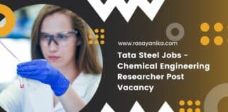 Tata Steel Jobs - Chemical Engineering Researcher Post Vacancy