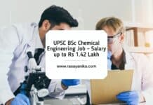 UPSC BSc Chemical Engineering Job - Salary up to Rs 1.42 Lakh