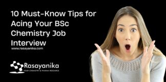 10 Must-Know Tips for Acing Your BSc Chemistry Job Interview
