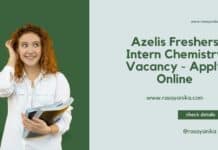 Azelis Freshers Intern Chemistry Vacancy - Apply Online