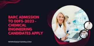 BARC Admission to DDFS-2023 - Chemical Engineering Candidates Apply