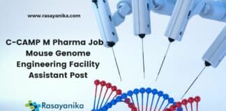 C-CAMP M Pharma Job - Mouse Genome Engineering Facility Assistant Post