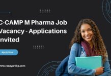 C-CAMP M Pharma Job Vacancy - Applications Invited