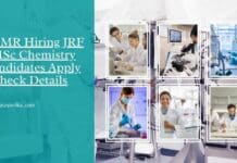 CBMR Hiring JRF - MSc Chemistry Candidates Apply - Check Details